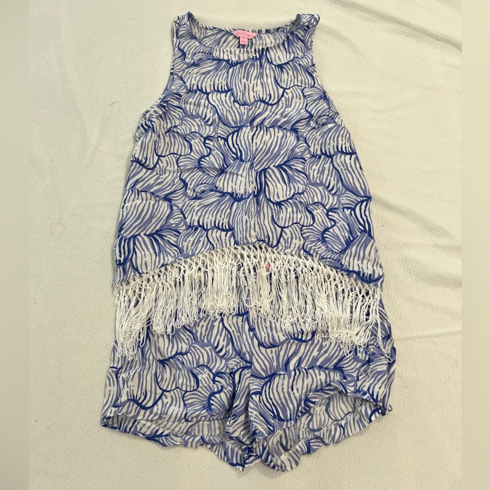 Lilly Pulitzer Sonya Fringe Short and Top Set